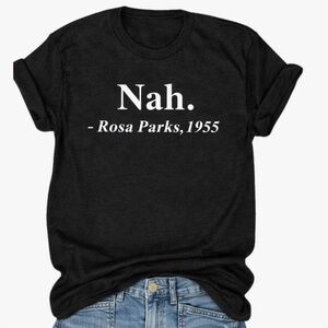 NWT Rosa Parks Nah Short Sleeve T Shirt Womens Size Medium